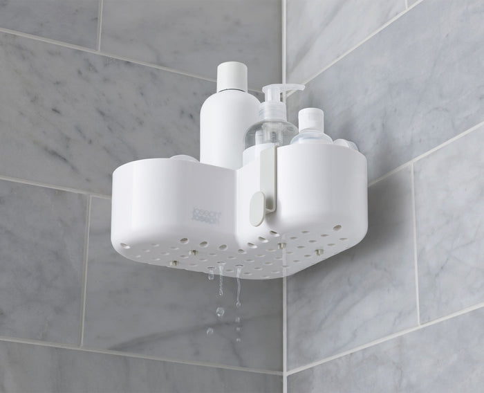 Joseph Joseph Duo Opal - Douchecaddy met Zuignap in Hoekvorm