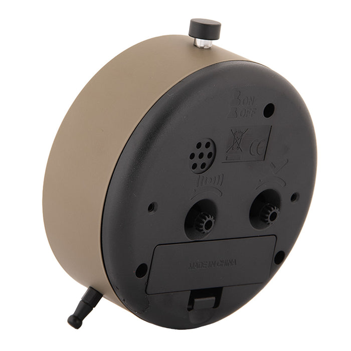 Gabriël Wekker Analoog Ø 10x6x11 cm Bruin Metaal