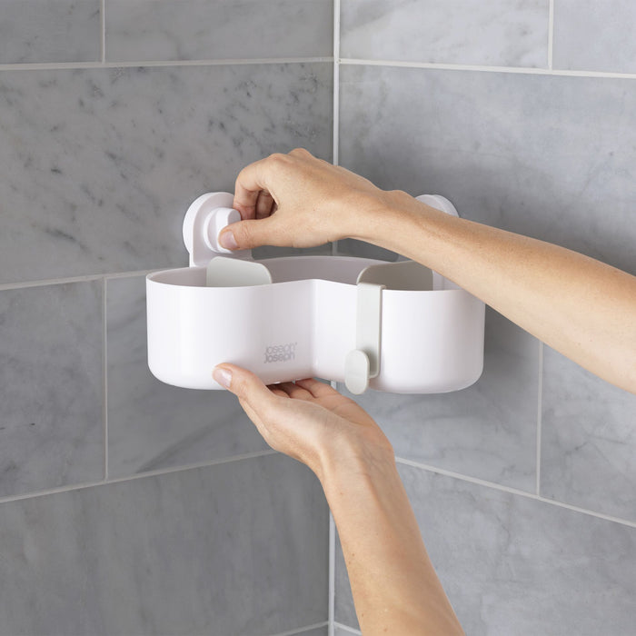 Joseph Joseph Duo Opal - Douchecaddy met Zuignap in Hoekvorm