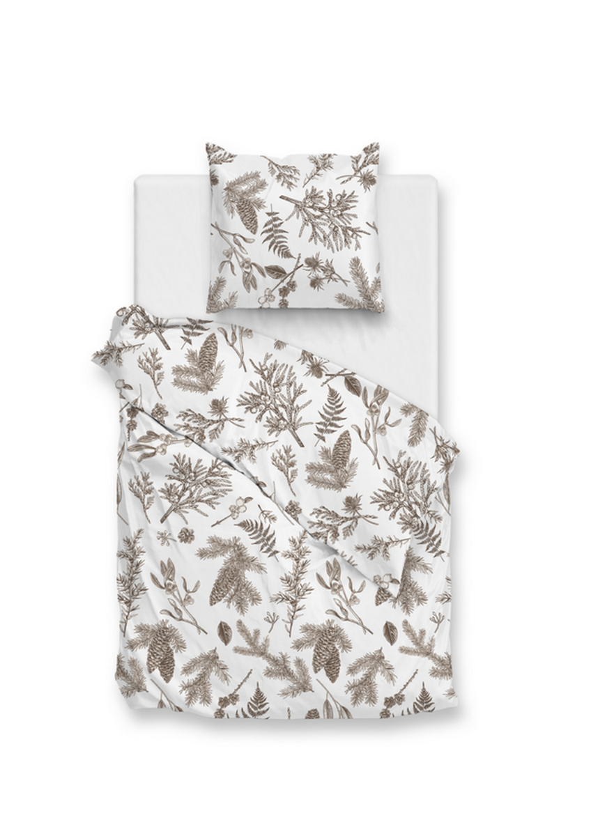 Zo Home Dekbedovertrek Katoen Flanel Esme - white