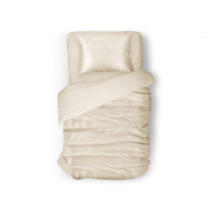 Elegance Silk Dekbedovertrek Glans Satijn ivory