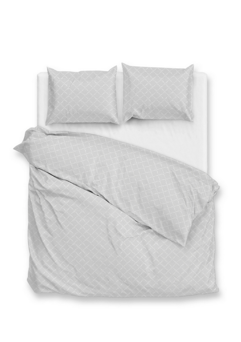 Zo Home Dekbedovertrek Katoen Satijn Linea di Satinado - ash grey