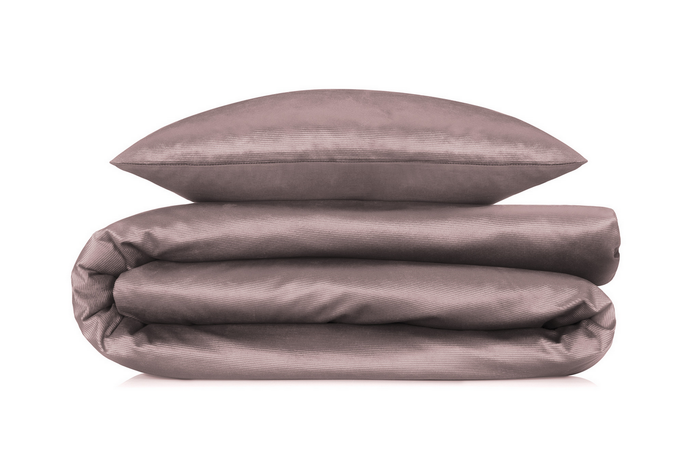 Zo Home Dekbedovertrek Katoen Velluto a Coste - blush rose