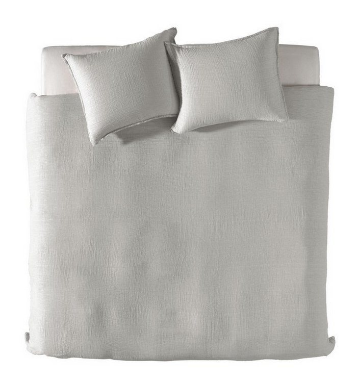 Yellow Dekbedovertrek Mousseline Katoen Garza - vaporous grey