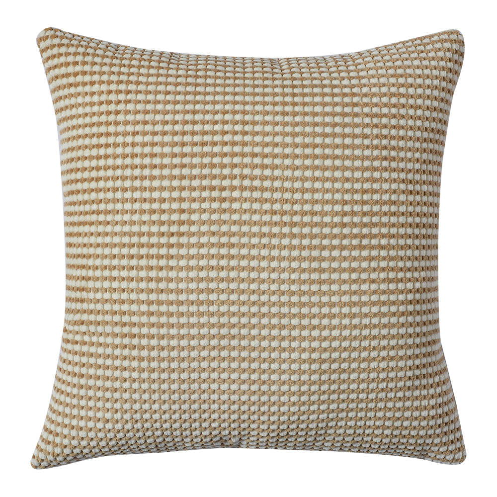 Clayre & Eef Kussenhoes 45x45 cm Bruin Wit Synthetisch