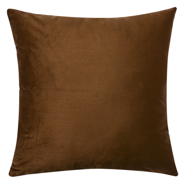 Clayre & Eef Kussenhoes 45x45 cm Bruin Synthetisch