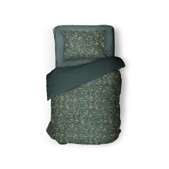 Eleganzzz Dekbedovertrek Foil Velvet - green