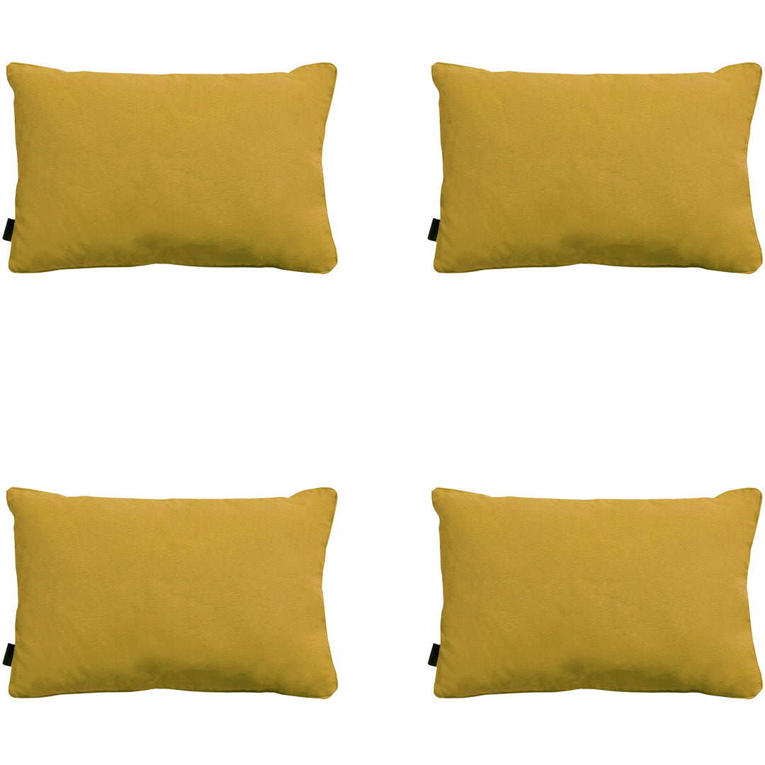 Madison -  Sierkussen Panama mustard - Ca. 40x60 cm - Set van 4
