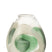 J-Line vaas Livy - glas - groen|wit|transparant - medium - Ø