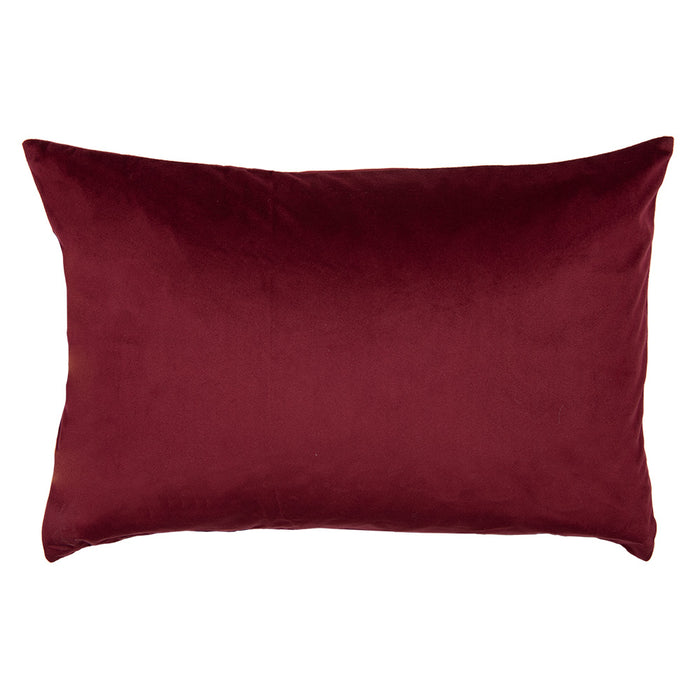 Clayre & Eef Kussenhoes 35x50 cm Rood Polyester