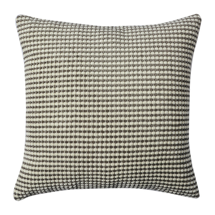 Clayre & Eef Kussenhoes 45x45 cm Bruin Wit Synthetisch