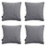 Madison -  Sierkussen Panama grey - Ca. 60x60 cm - Set van 4