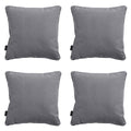 Madison -  Sierkussen Panama grey - Ca. 60x60 cm - Set van 4