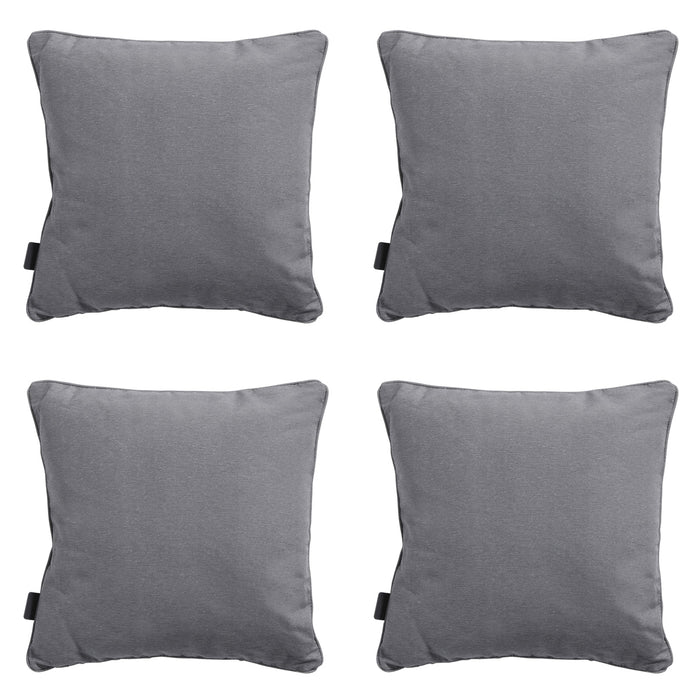 Madison -  Sierkussen Panama grey - Ca. 60x60 cm - Set van 4