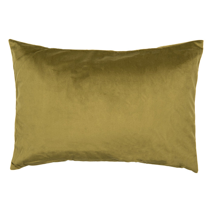 Clayre & Eef Kussenhoes 35x50 cm Groen Polyester