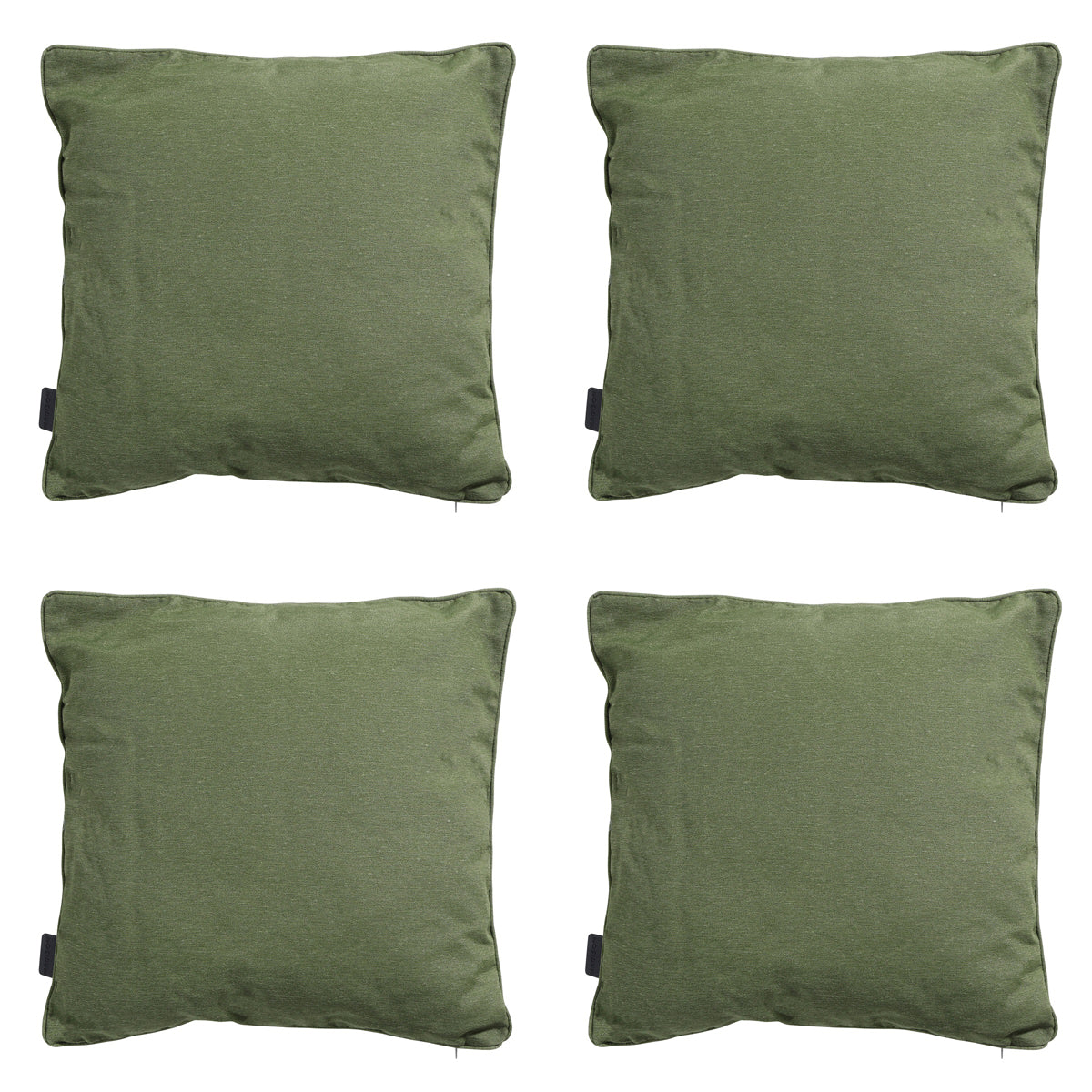 Madison -  Sierkussen Panama green - Ca. 60x60 cm - Set van 4