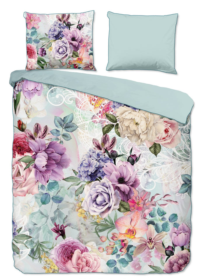 Descanso Dekbedovertrek Biologische Katoen Satijn Anamin - multi