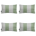 Madison -  Sierkussen Banda kaki - Ca. 30x50 cm - Set van 4