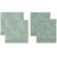 DDDDD 2x theedoek + 2x keukendoek Trees - Green