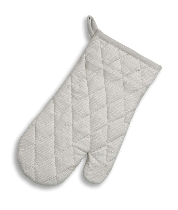 Ovenwant, Ovenhandschoen, Set van 4 Stuks, Katoen, Beige met Streep, 3