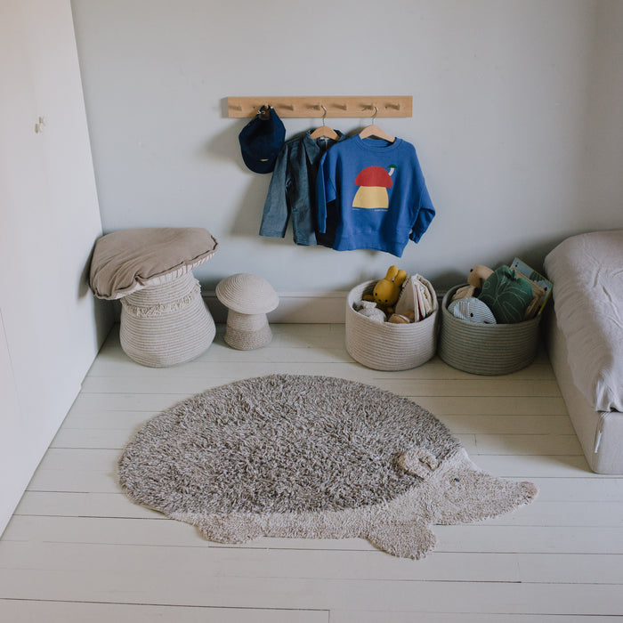 Lorena Canals The Animal Crew Vloerkleed 90 x 130 cm - Hedgehog