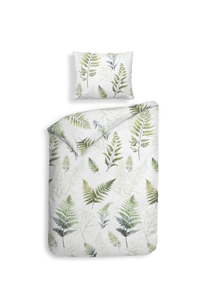 Heckett Lane Dekbedovertrek Flanel Zeno - white