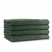 LINNICK Diamond Badstof Handdoek 60x110cm - olive green - set van 4