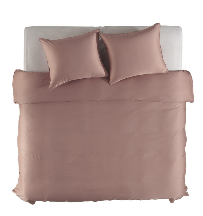 Yellow Dekbedovertrek Bamboo - shady pink