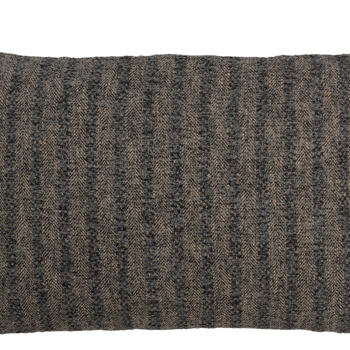 J-line - Kussen Etnic Rechthoek Katoen Blauw|beige - 60x40x4cm