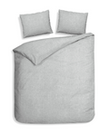 Heckett Lane Dekbedovertrek Flanel Franela - light grey