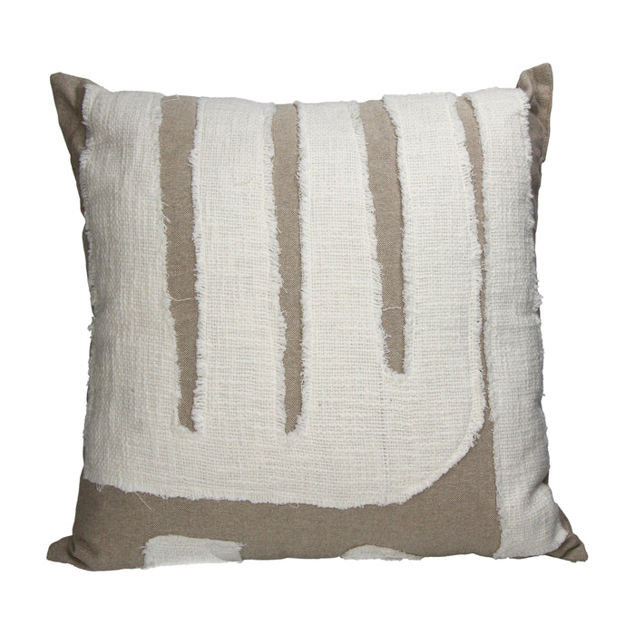 HD Collection Sierkussen Johan - Beige|Creme - Katoen