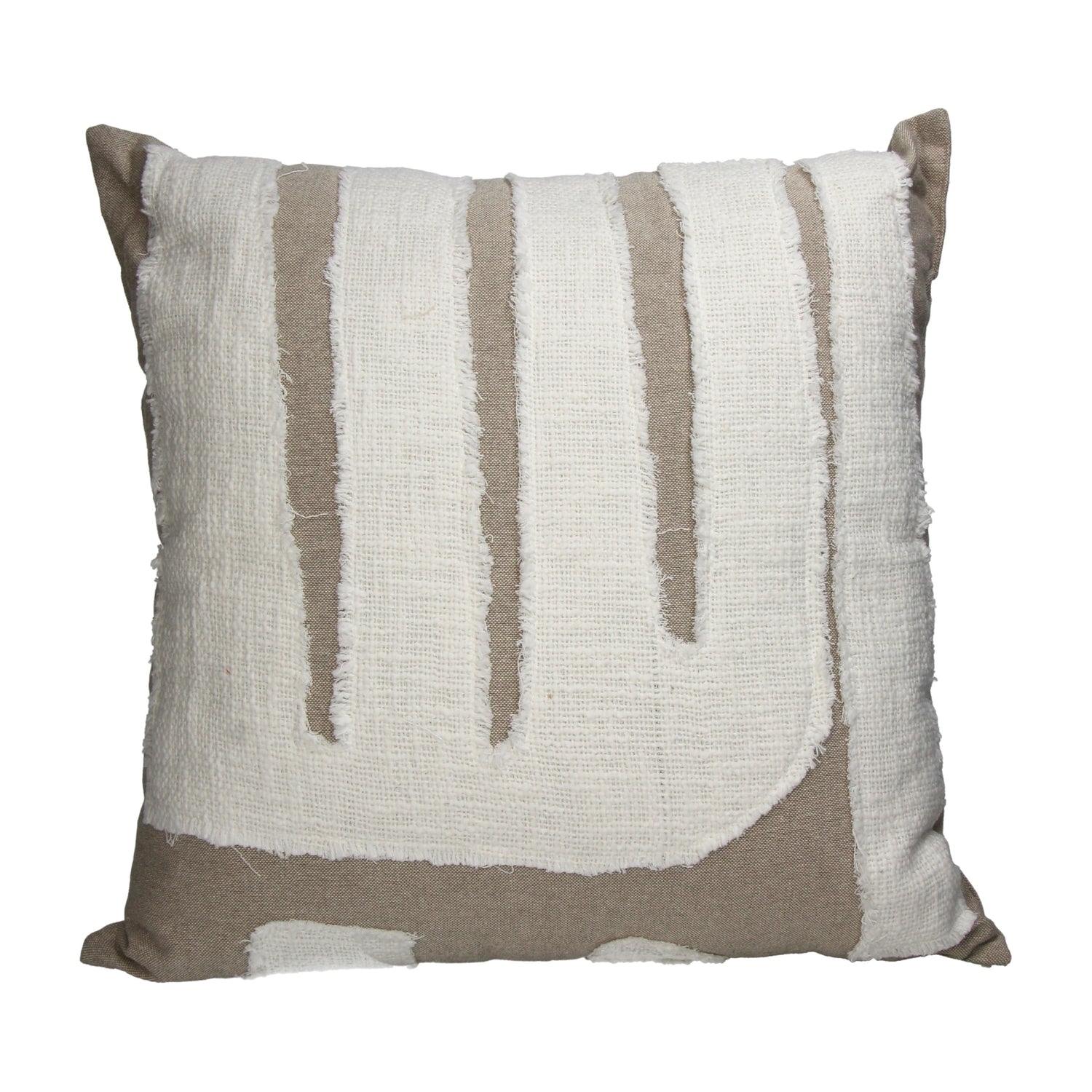 HD Collection Sierkussen Johan - Beige|Creme - Katoen