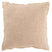 J-line - Kussen Gerafelde Randen Katoen|polyester Beige - 50x50x12cm
