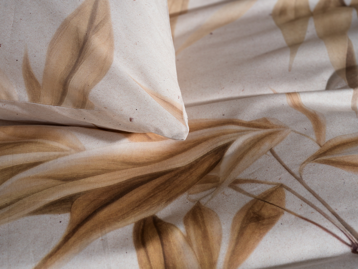 Heckett Lane Dekbedovertrek Katoen Satijn Akio - off white