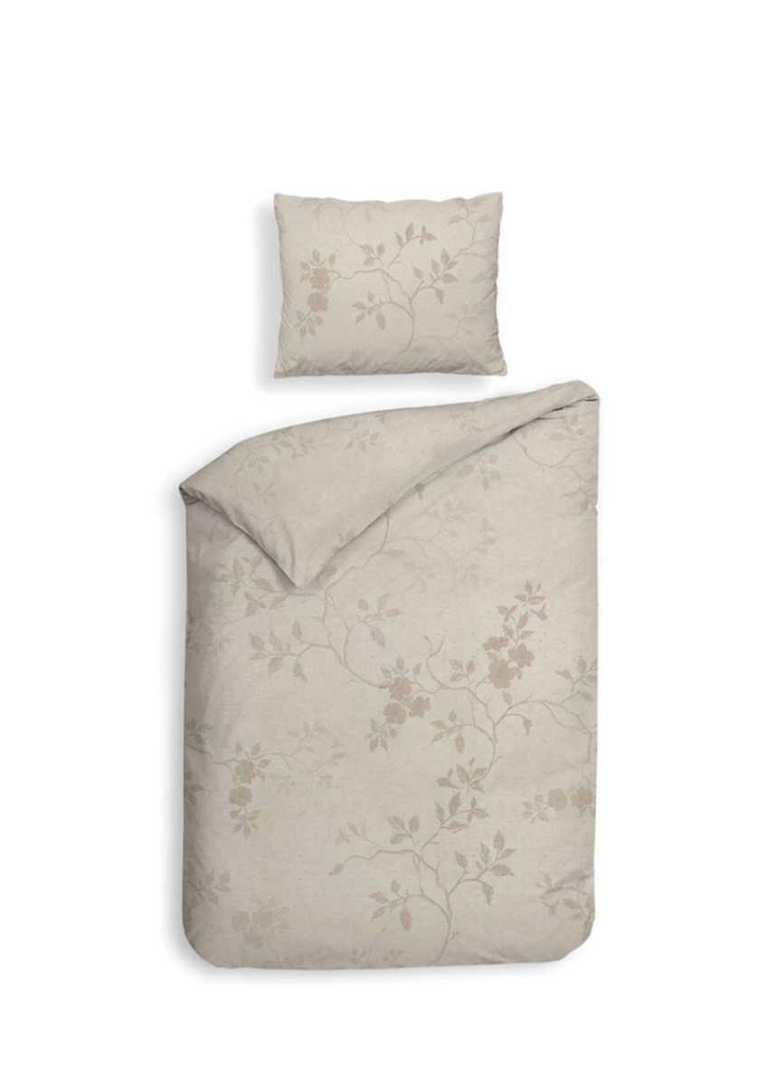 Heckett Lane Dekbedovertrek Katoen Twill Yara - beige