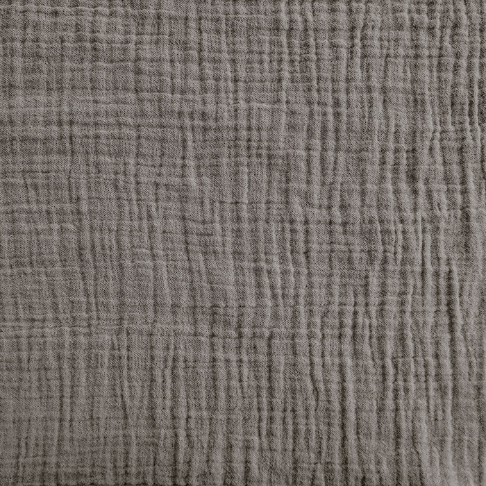 Heckett Lane Dekbedovertrek Mousseline Katoen Quinn - fossil taupe