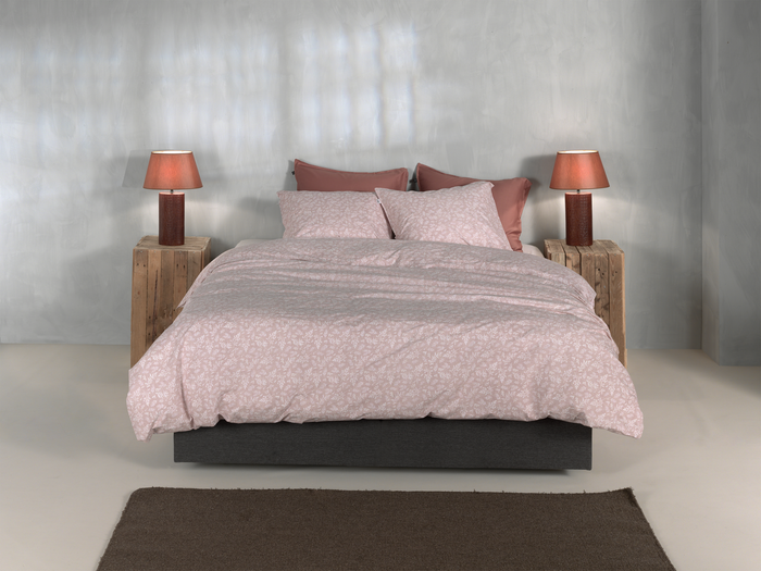 Zo Home Dekbedovertrek Katoen Petali di Lino - shell nude