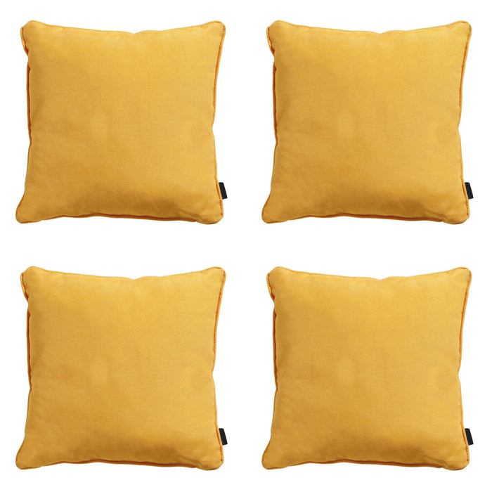 Madison -  Sierkussen Panama golden glow - Ca. 45x45 cm - Set van 4