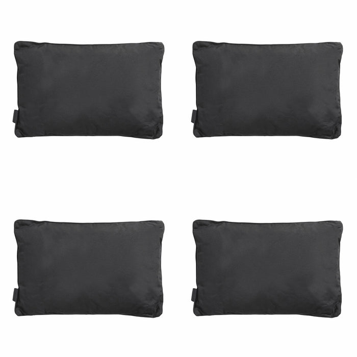 Madison -  Sierkussen Panama black - Ca. 40x60 cm - Set van 4