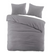 Papillon Dekbedovertrek Mousseline Katoen Rome - grijs