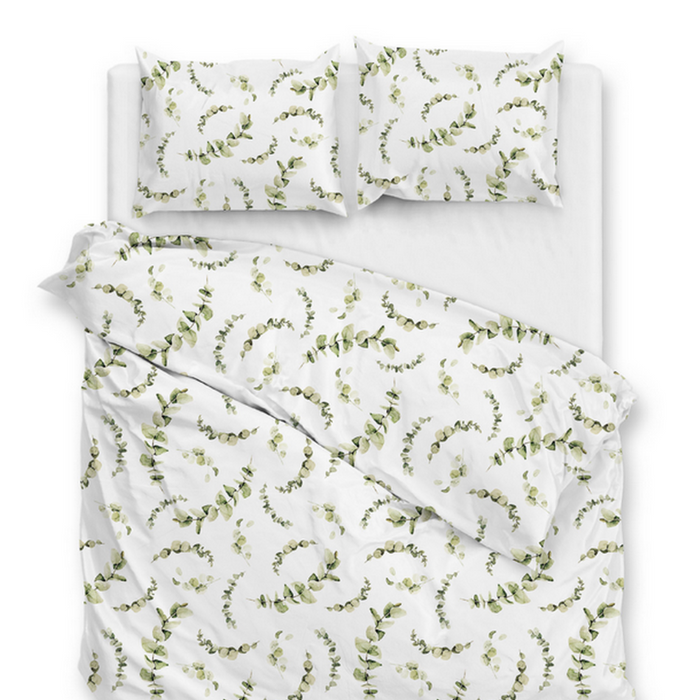 Zo Home Dekbedovertrek Katoen Satijn Eucalia - white