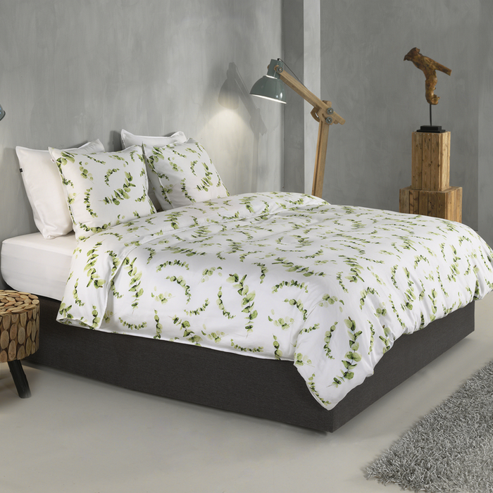 Zo Home Dekbedovertrek Katoen Satijn Eucalia - white