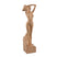 PTMD Aleah Brown Poly Women Shaped Statue Large