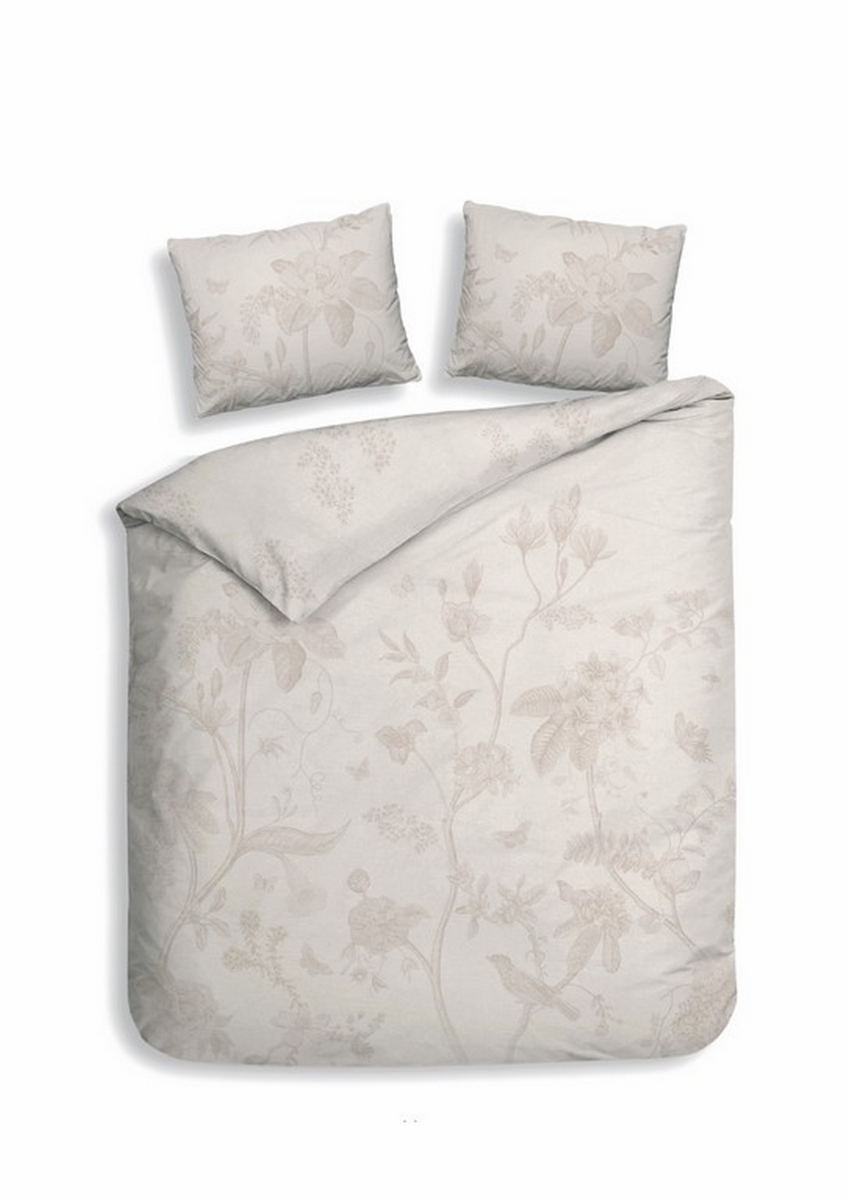 Heckett Lane Dekbedovertrek Katoen Satijn Maya - natural