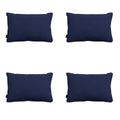Madison -  Sierkussen Panama indigo - Ca. 40x60 cm - Set van 4