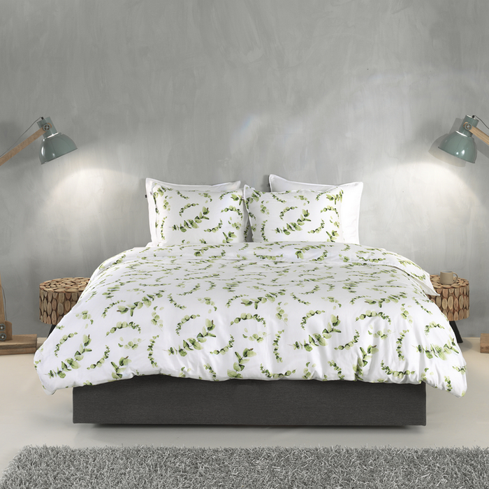 Zo Home Dekbedovertrek Katoen Satijn Eucalia - white