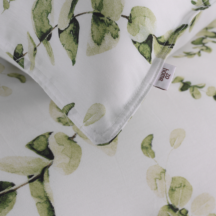 Zo Home Dekbedovertrek Katoen Satijn Eucalia - white