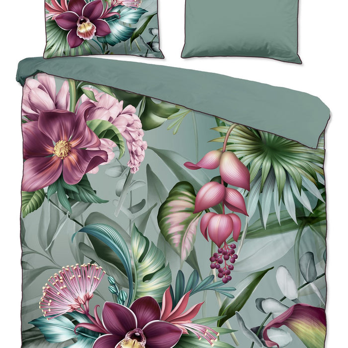 Descanso Dekbedovertrek Biologische Katoen Satijn Allison - multi