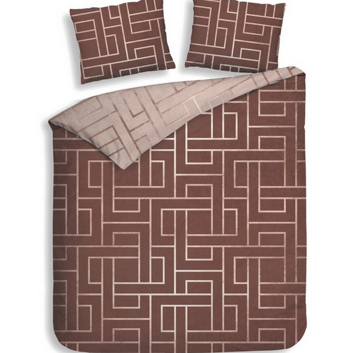 Heckett Lane Dekbedovertrek Katoen Twill Roja - natural