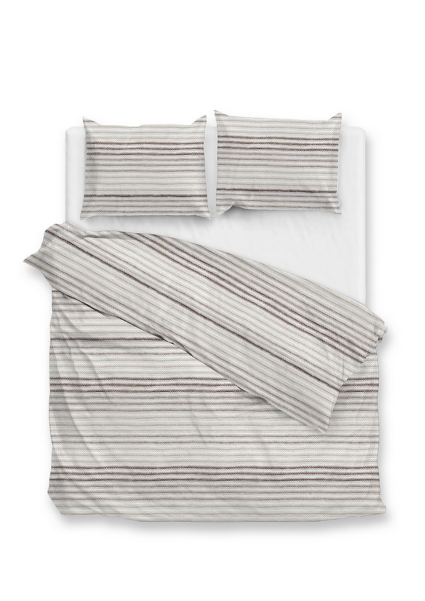 Zo Home Dekbedovertrek Flanel Pia - natural